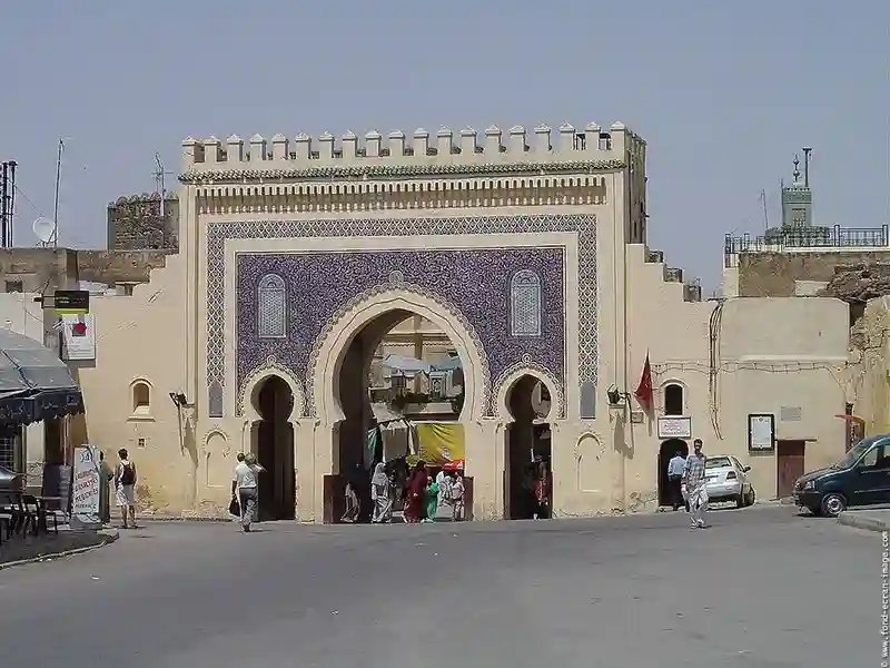 Fes Travel Guide Bab Boujloud Blue Gate in Fes Morocco