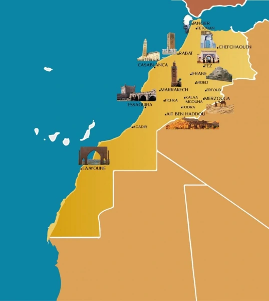 Map of Morocco