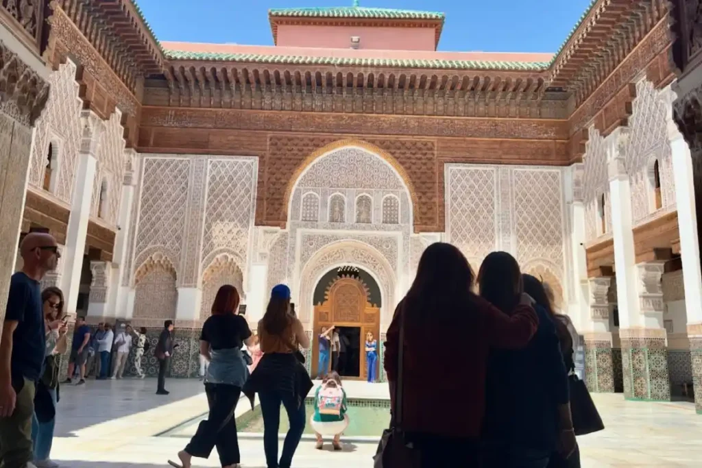 Ben Youssef Madrasa Marrakech interior architecture