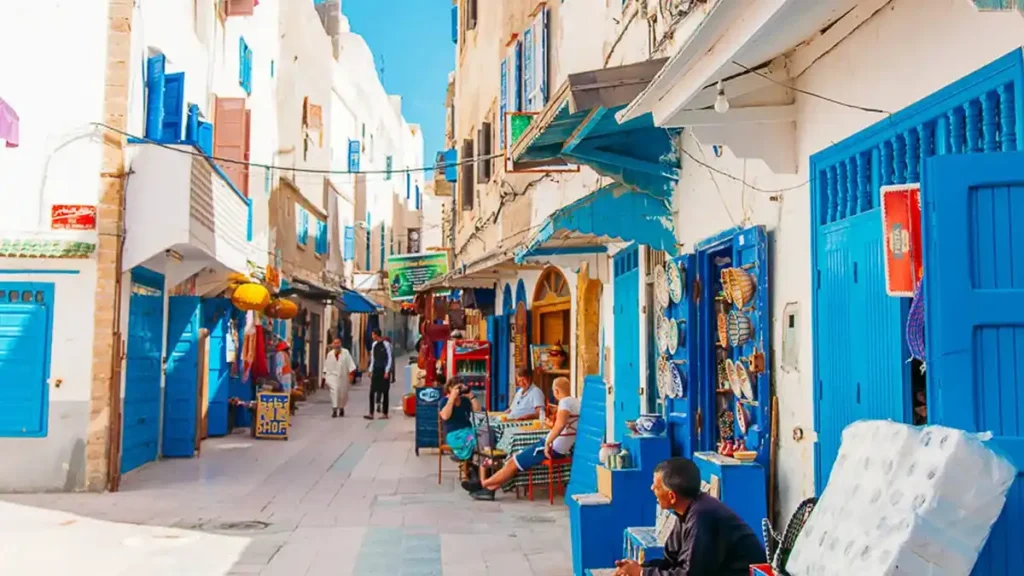 Place Moulay Hassan with cafés