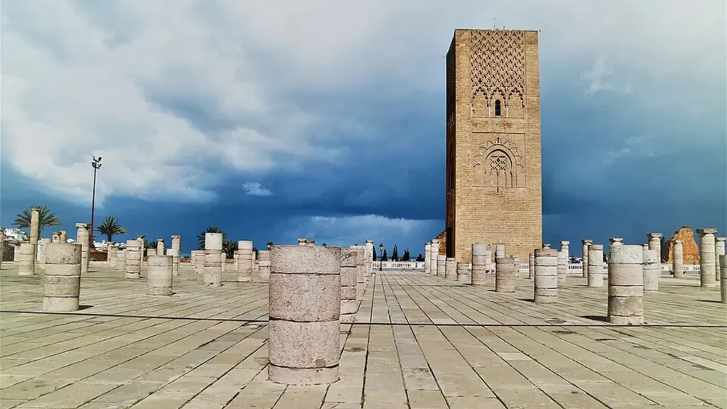 Hassan Tower near central Rabat hotels