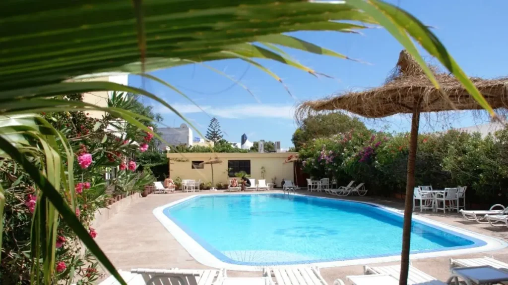 Outdoor swimming pool at Riad Zahra in Essaouira