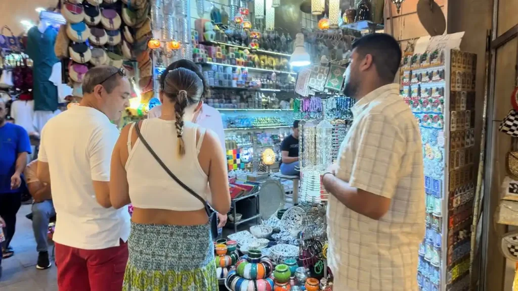 bargaining prices in Marrakech souks