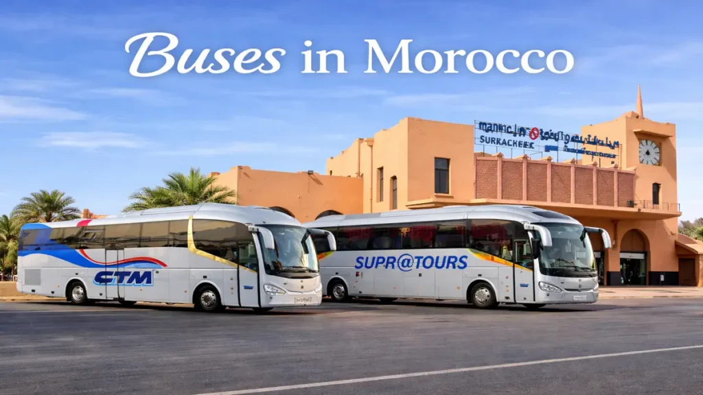 ctm and supratours bus travel in morocco
