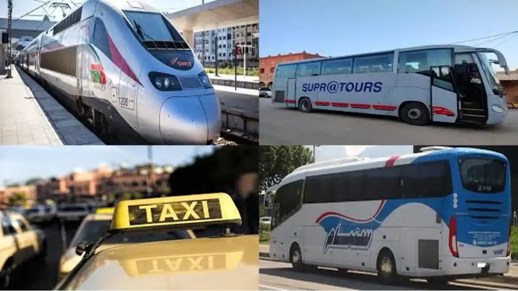 Morocco travel costs-transportation options in morocco trains buses taxis