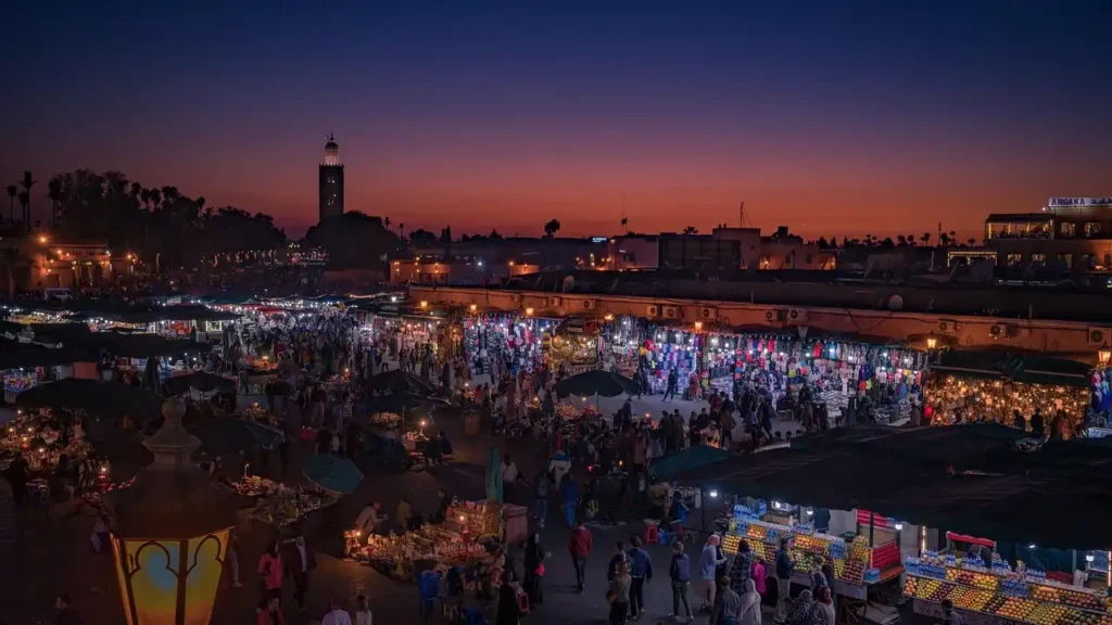 Marrakech at Night is the most magical places in Morocco