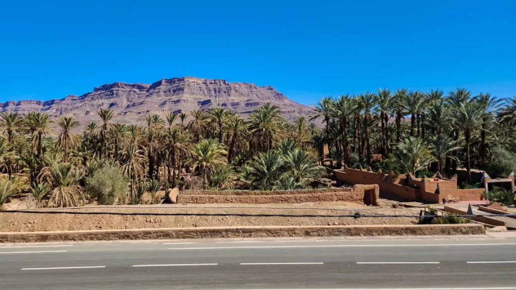 Draa Valley on the route from Marrakech to Zagora desert