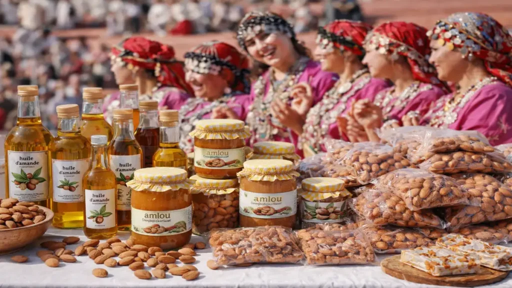 Tafraoute during the Almond Blossom Festival Morocco in February.
