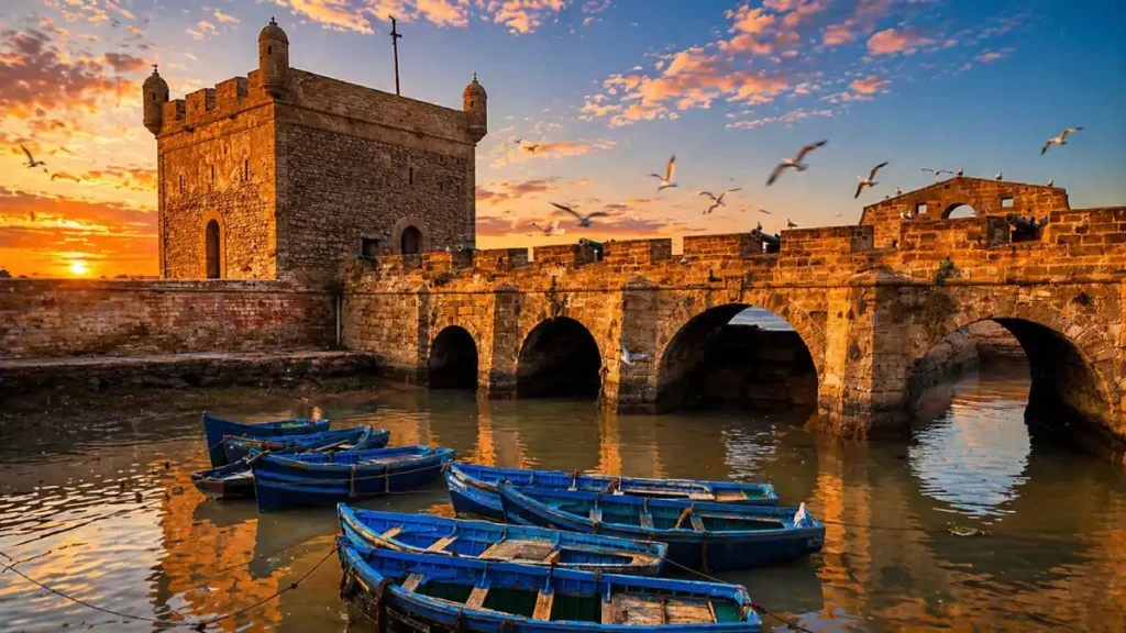 Essaouira Morocco in December Atlantic coast windy beach winter getaway