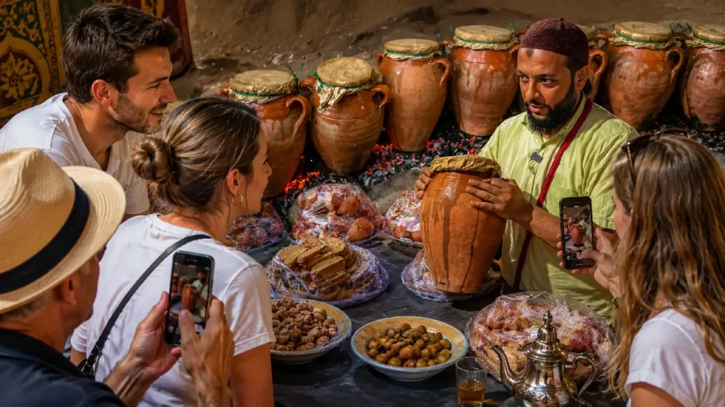 Tanjia Marrakchia food experience in Marrakech Morocco
