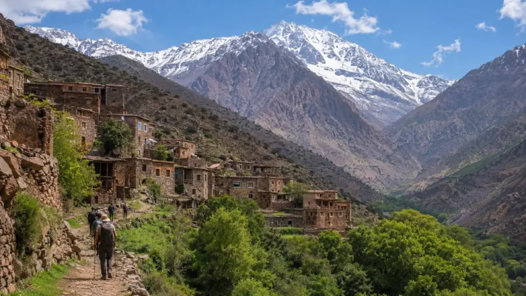 Imlil village is one of the 10 Most Beautiful Mountain Towns in Morocco