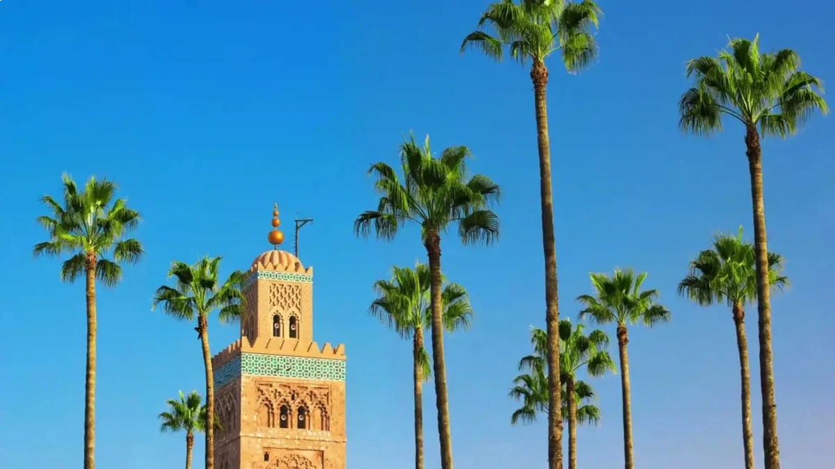 Marrakech travel guide with a view of the Medina and Koutoubia Mosque