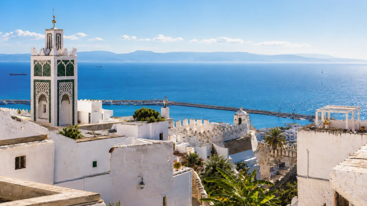Northern Morocco travel guide with Tangier medina and sea view