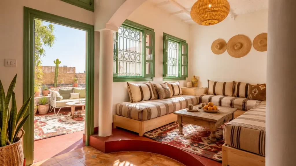 Where to stay in Ouarzazate at Dar Soufian with Moroccan riad-style room and sunny terrace