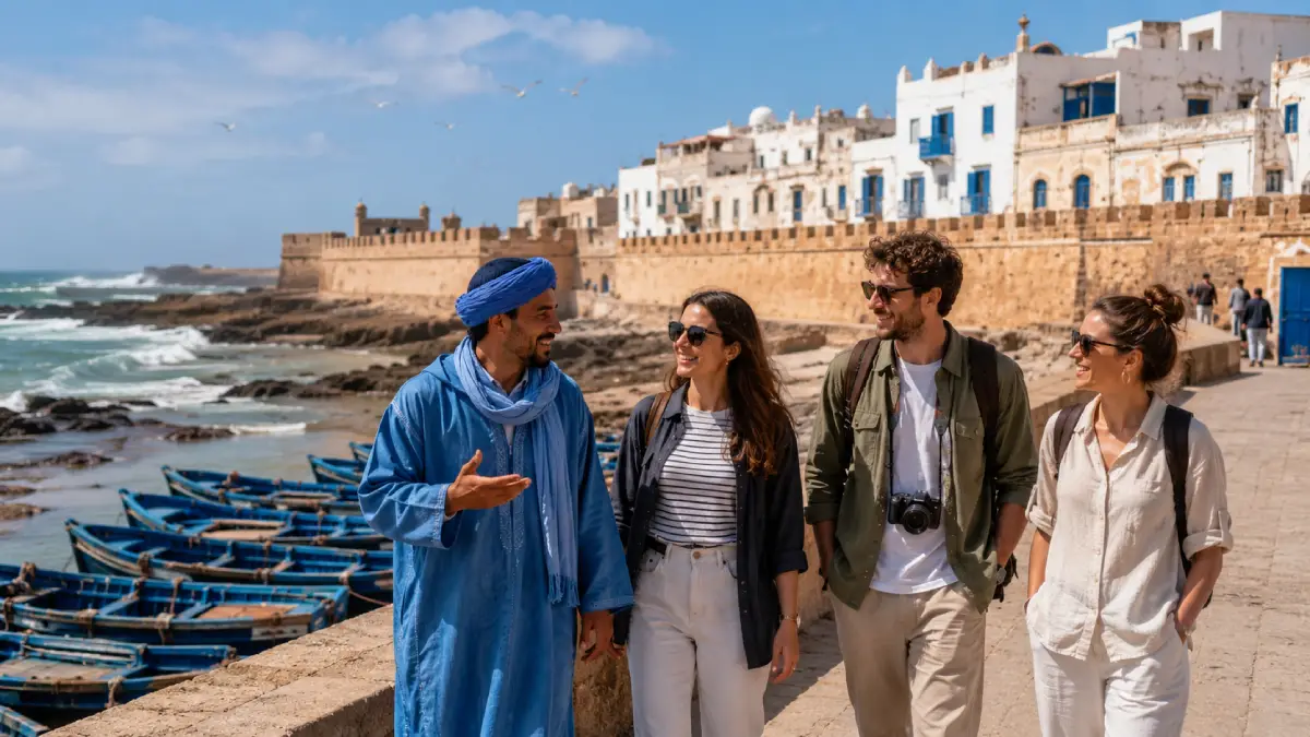Essaouira day trip from Marrakech with local guide advice for the medina port beach and Atlantic coast