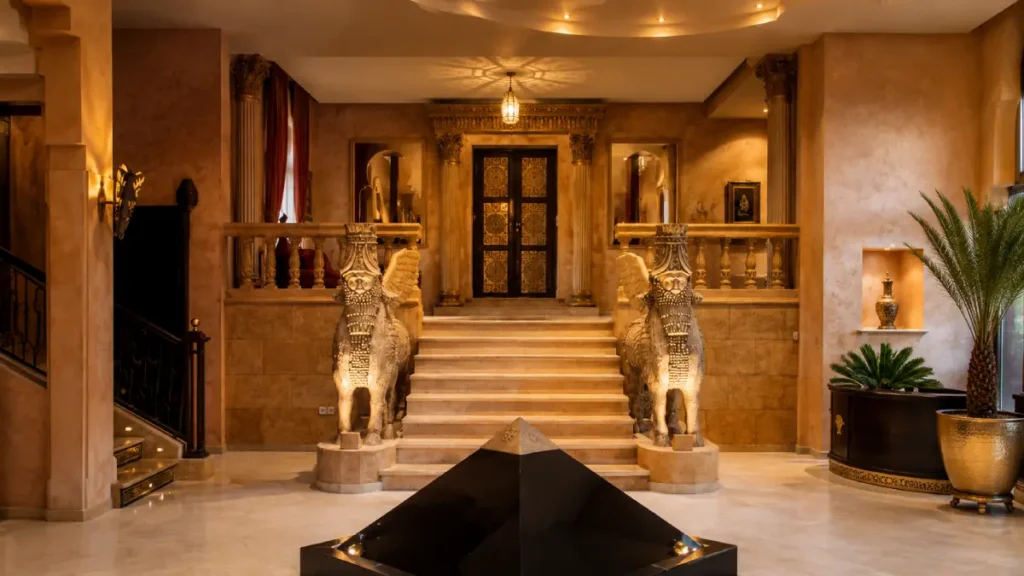 Le Temple des Arts with luxury Moroccan-style hotel interior