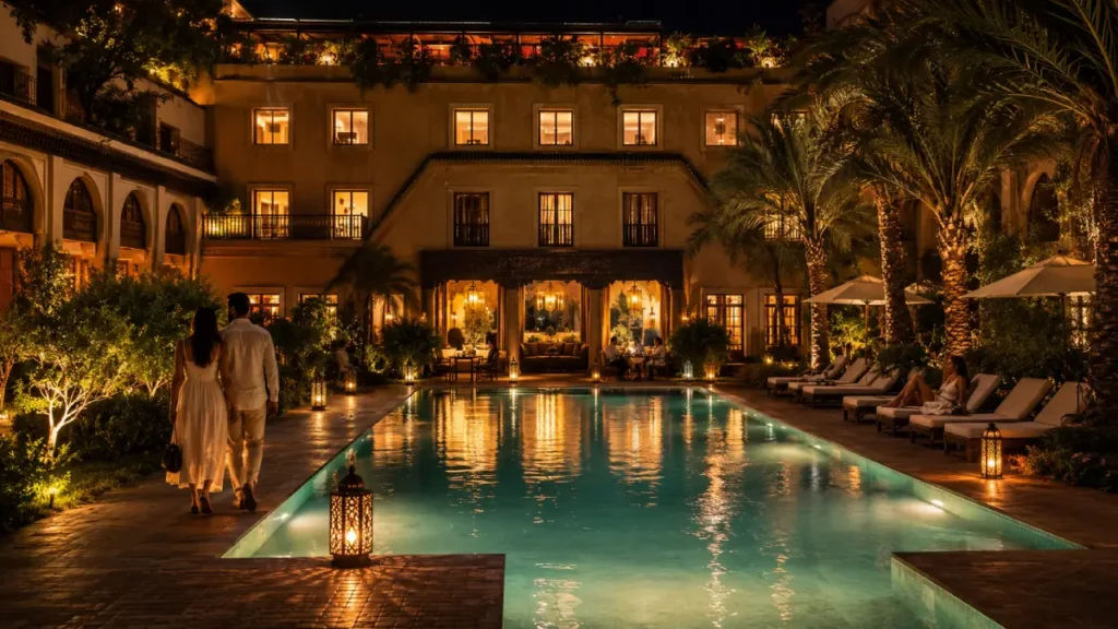 Luxury Riad Pool in Marrakech