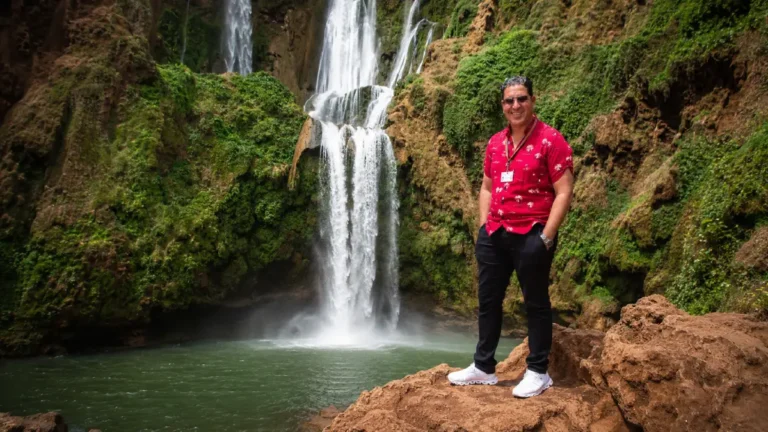 Ouzoud Waterfalls day trip from Marrakech with canyon views waterfall mist and local travel advice