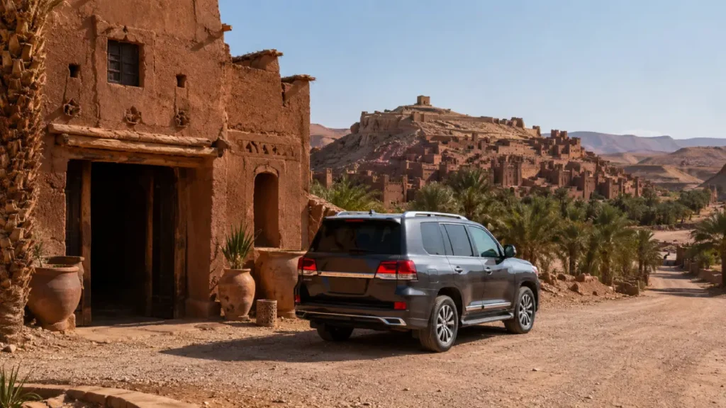 Ait Ben Haddou and Ouarzazate day trip from Marrakech with kasbah architecture and desert scenery