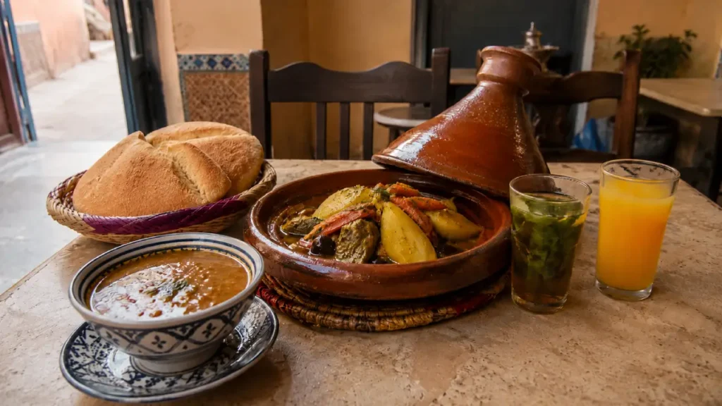 morocco food prices local restaurant