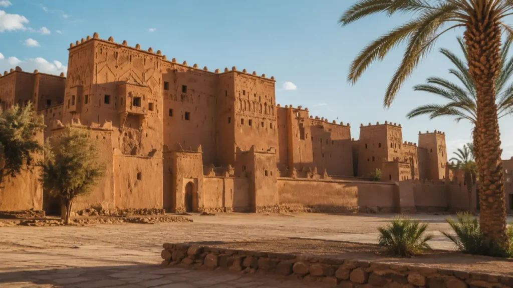 Taourirt Kasbah in Ouarzazate with traditional southern Moroccan architecture