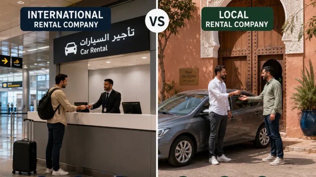 Comparison between Best Car Rental Companies in Morocco