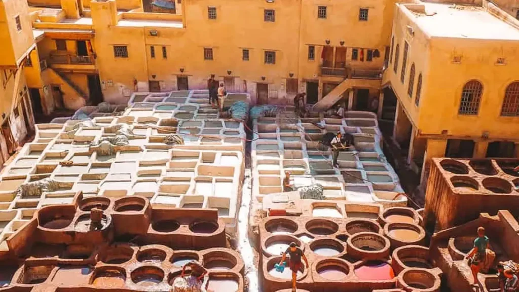 Chouara Tanneries in the Fes medina