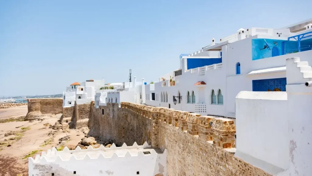 Essaouira Medina and Atlantic coast in Morocco