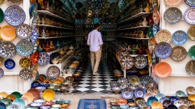 What to buy in Morocco including rugs ceramics leather goods and Moroccan souvenirs