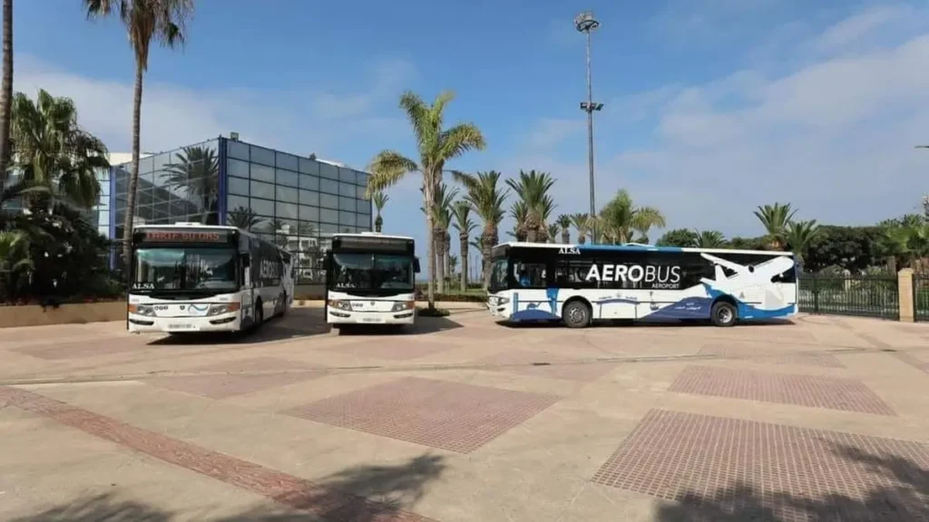 AE airport bus from Agadir Airport to city centre
