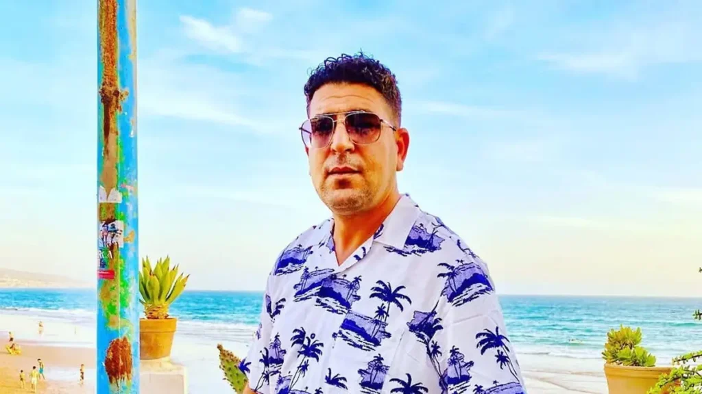 Kamal El Otmani overlooking the beach in Taghazout, Morocco