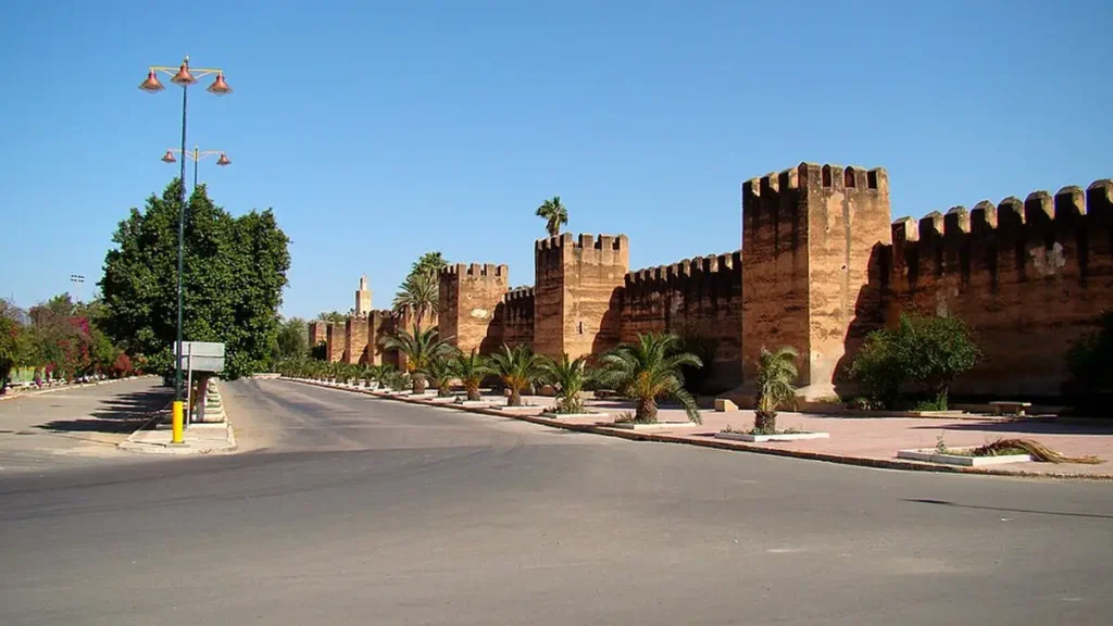 Taroudant city walls on a day trip from Agadir